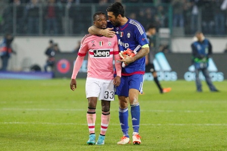Juve, Buffon Juventus, Evra e Buffon